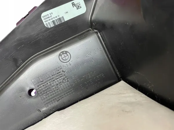 Luftintagskanal lock höger OEM 7439388 BMW X3 G01 image 3