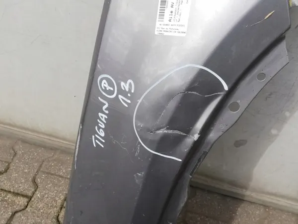 VW TIGUAN Höger Framskärm Silver 5N0821106A image 2