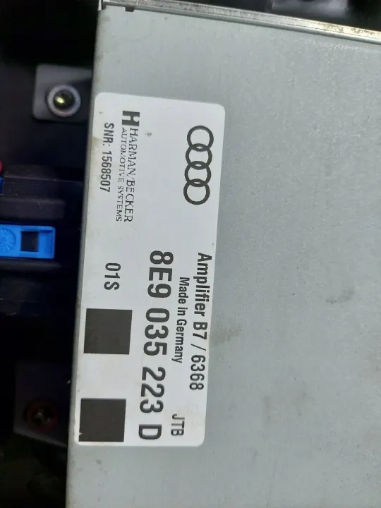 Amplificateur Subwoofer OEM 8E9035223DKASACJ pour Audi A4 B7 image 4