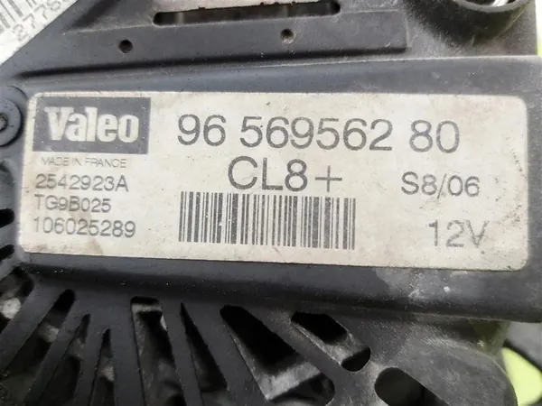 Vaihtovirtageneraattori Peugeot 206 1.4 8V 1998-2009 OEM 9656956280 image 3