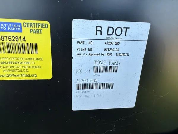 MINI COOPER R55 R56 Motorhuv 2010-2014 OEM AT20016BQ image 6