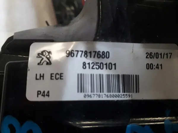PEUGEOT 308 HB 2013-2017 Lámpara Trasera Izquierda 9677817680 image 5