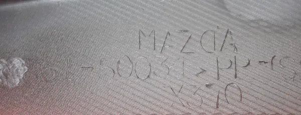 Mazda Front Bumper BGV450031EBB image 6