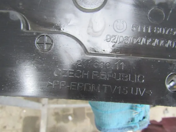 Spoiler Monteringsförstärkning Fram BMW F40 M SPORT OEM image 7