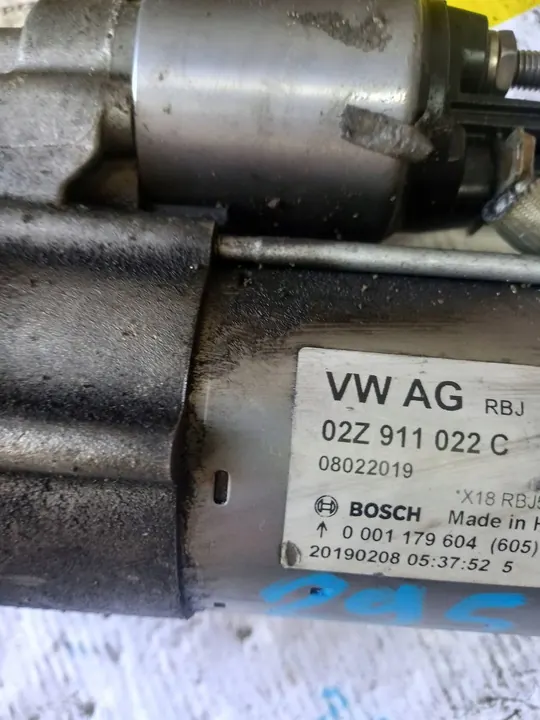 Arrancador Skoda Scala 2019 OE 02Z911022C image 3