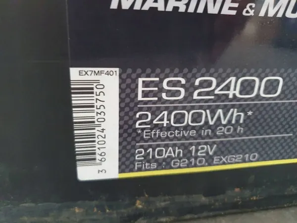 Bateria de Gel OEM AUST122397 210Ah - Usada image 3
