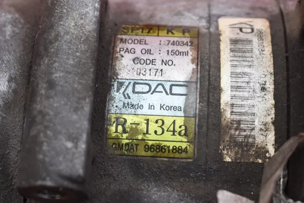 Compresseur de Climatisation Chevrolet Captiva 96861884 image 7