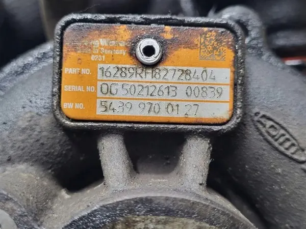 Turbocompresor usado OEM 54399700127 para Nissan Juke 1.5L image 7