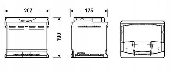 Batterie Centra Futura CA530 12V 53Ah 540A image 5