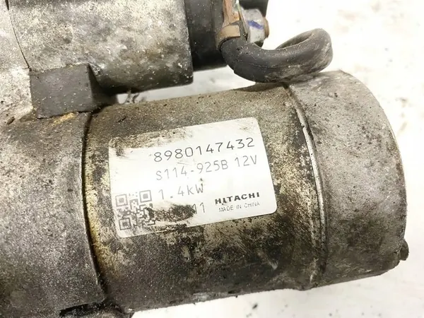 Arrancador Opel Astra 2010 1.7L 8980147432 s114-925b image 4