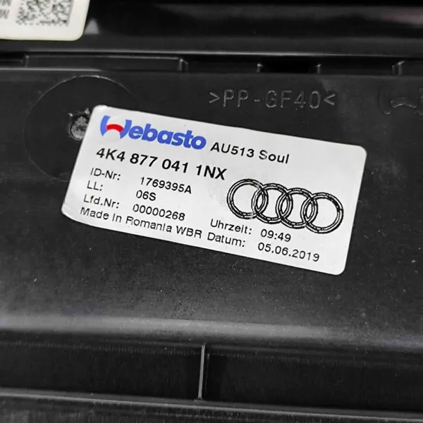 Techo solar completo Audi e-tron 2019 OEM 4K0907594AC image 7