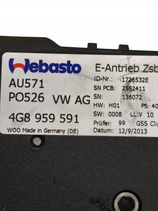 Techo solar Audi OE 4G8 877 041 - Estado usado image 9