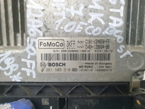 Ford Moottorin ECU C1B1-12A650-FF Fiesta MK7 image 5