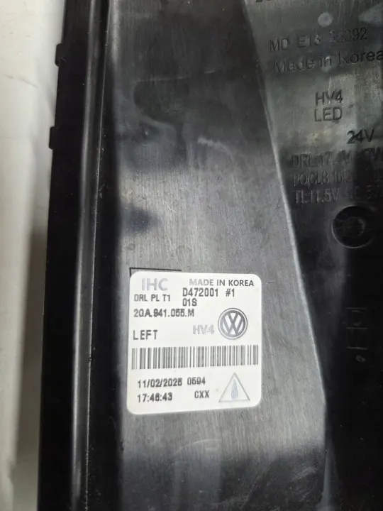 OEM 2GA941055M VW T-ROC Halogen LED DRL Vänster Fram image 4
