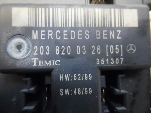 Módulo de porta Mercedes OEM 2038200326 05 esquerdo dianteiro image 2