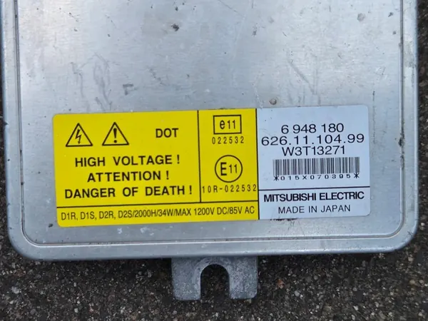 Xenon Converter Mitsubishi Electric 6948180 W3T13271 image 3