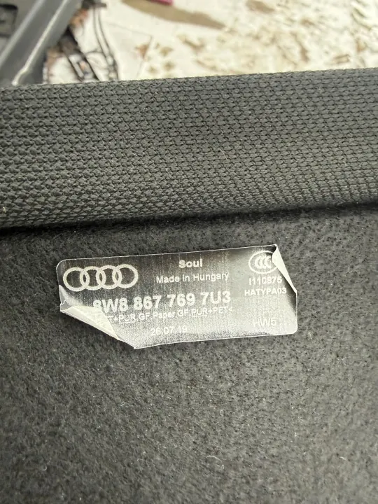 Estante trasera maletero Audi A5 F5 Sportback OEM 8W8867769 image 8