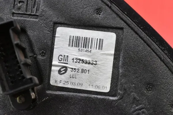 Vasen Peili Musta Opel Vectra C GTS 02-05 13253333 image 8