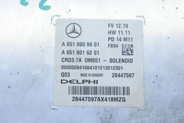 ECU Motor Mercedes-Benz OEM A6519009901 image 3
