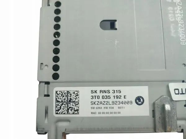 Radio OEM 3T0035192E CD MP3 Navi pour Skoda Superb II image 3