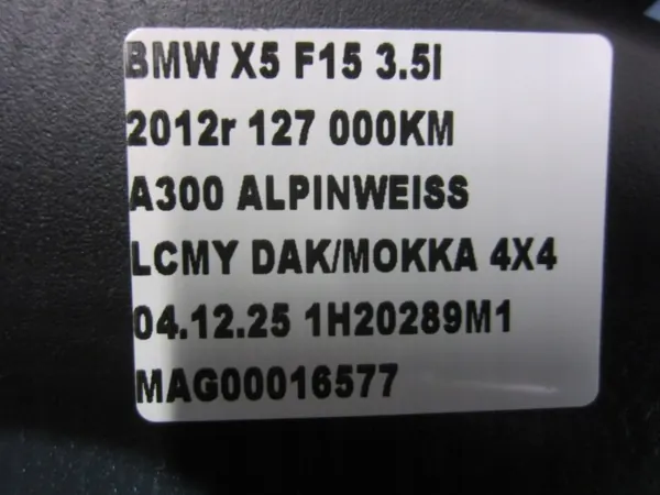 BMW X5 F15 B-stijlafdekking Rechts OEM 51437382338 image 9