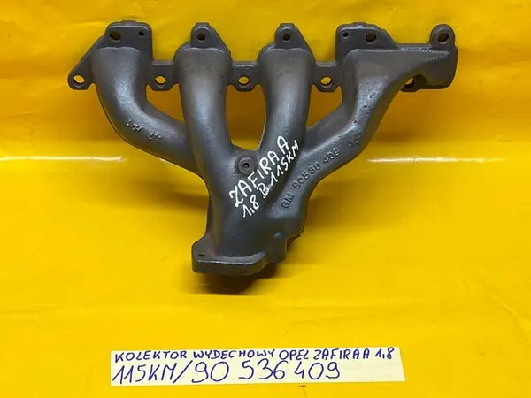 Coletor de escape Opel Zafira A 1.8 B 90536409 image 10
