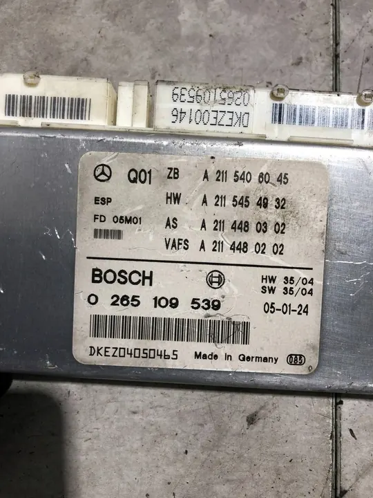 Controlador ESP Mercedes-Benz E W211 A2115406045 image 2