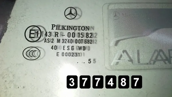 Cristal de puerta Mercedes OEM AM-377487 para A-Class 2005 image 3