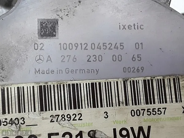 2014 Mercedes CLS C218 Brake Vacuum Pump A2762300065 image 6