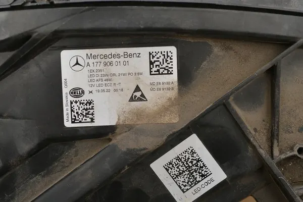 VASEN LED-VALO A1779060101 MERCEDES A KLASA W177 image 10