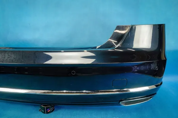 Paraurti posteriore con cablaggio PDC Audi A8 4H Lift LX5R image 2