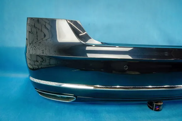 Paraurti posteriore con cablaggio PDC Audi A8 4H Lift LX5R image 5