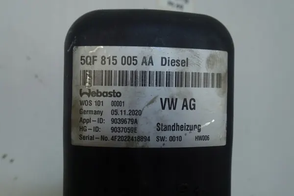 Calentador Webasto OEM 5QF815005AA para VW image 3