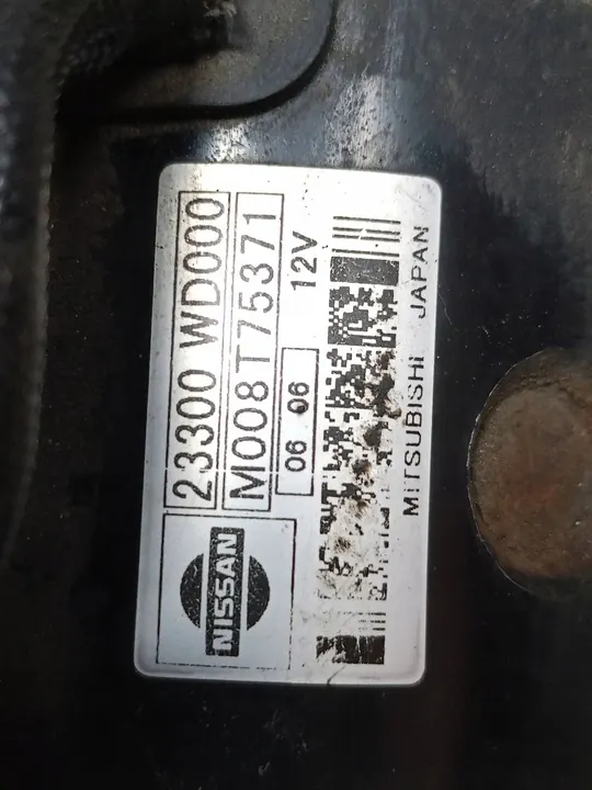 Motor de arranque Nissan Almera 12V image 2