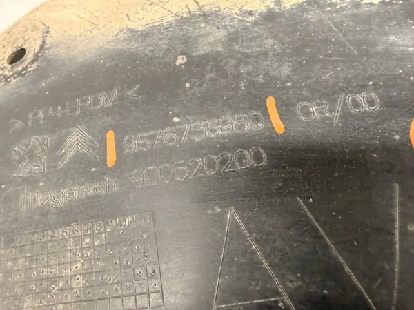 Passaruota anteriore sinistro Citroen C-Elysee 9676736980 image 2