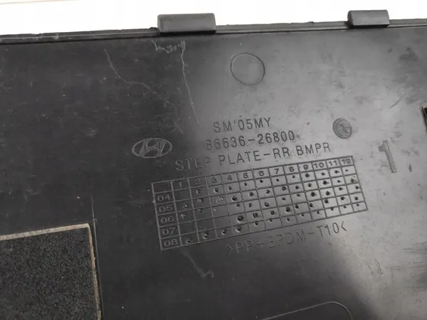 HYUNDAI SANTA FE I TAKAPUSKURIN LISTA 86636-26800 image 10