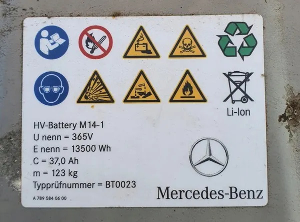 Begagnad drivbatteri OEM A2053403800 för Mercedes image 5