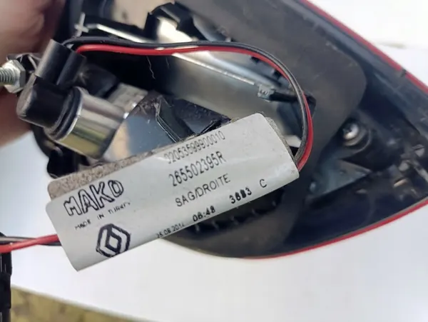 Bakljus Höger Renault Clio IV Kombi 265502395R image 4