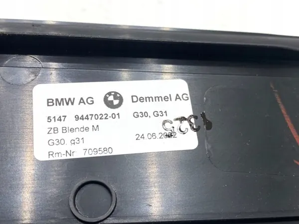 Couvre-bandeaux de seuil BMW G30 5A0DB65 OEM image 4