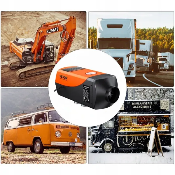 Calefactor Vevor 8kW 12V con Bluetooth y mando a distancia image 3