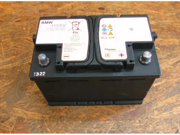 BMW AGM Accu OEM 9381774 9381780 70Ah 720A image 2