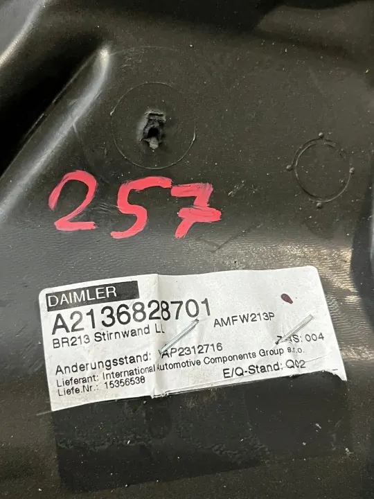 Isolation cloison Mercedes CLS OEM A2136828701 image 10