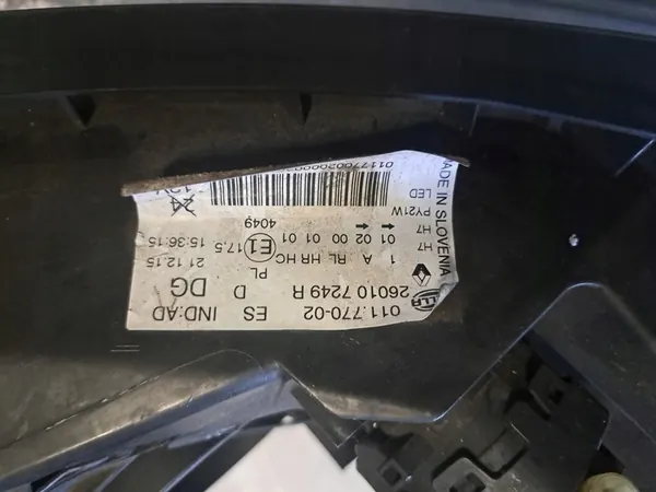 Rechtslampenwandler RENAULT KADJAR 2016 19623502/260107249R image 4