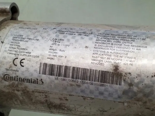 Réservoir suspension air Volvo S90 II OEM 31429826 image 5