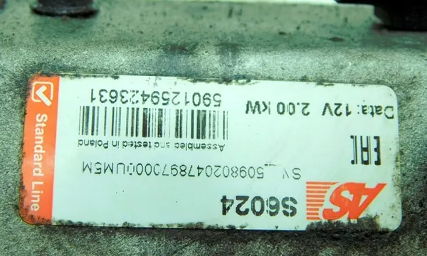 Startmotor S6024 för Hyundai Tucson I 2.0CRDI 4WD image 7