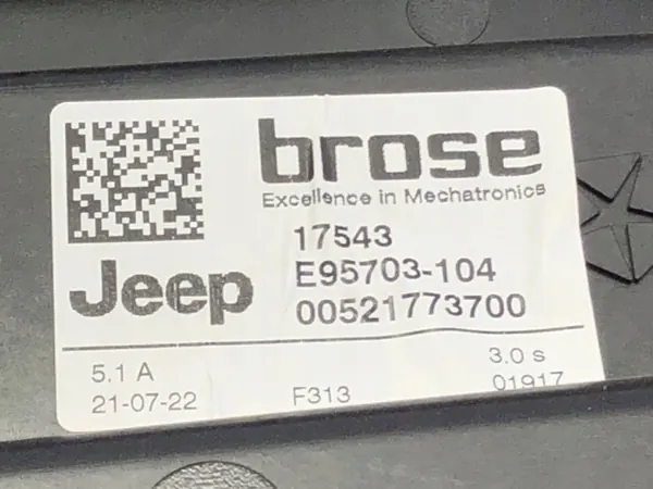 OEM 00521773700 Rechter Heckscheibenheber Jeep Compass image 4
