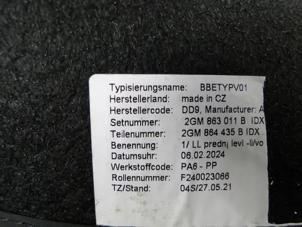 Jeu de tapis OEM 2GM863011B pour Volkswagen T-Cross image 5