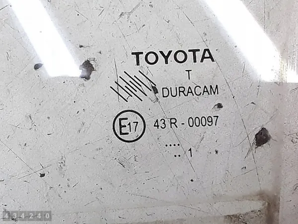 Toyota Verso deur glas OEM e1743r00097 - Gebruikt image 3