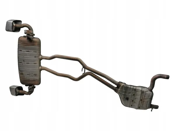 Silenciador Porsche OE usado OEM 7L6253211C image 2