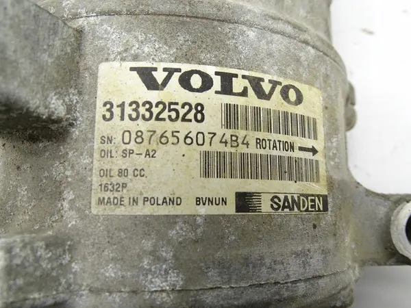 Ilmastointikompressori 31332528 Volvo S60 II V60 I XC60 I image 9